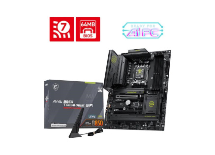 MSI MB Sc AM5 MAG B850 TOMAHAWK WIFI, AMD B850, 4xDDR5, WiFi, 1xHDMI
