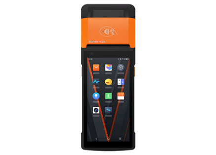 SUNMI V2s GO (No charging pins), 14 cm (5.5''), GPS, USB-C, BT (BLE), Wi-Fi, 4G, Android