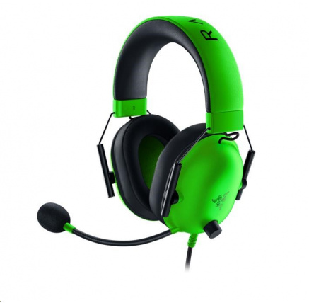 RAZER sluchátka Blackshark V2 X, drátové, zelená