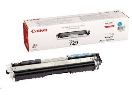 Canon TONER CRG-729C azurový pro i-Sensys LBP7010C , LBP7010C, LBP7018C (1 000 str.)