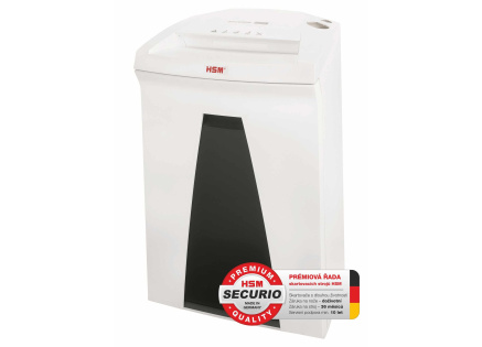 HSM skartovač Securio B24 (řez: Podélný 3.9mm | vstup: 240mm | DIN: P-2 (2) | papír, sponky, plast. karty, CD)