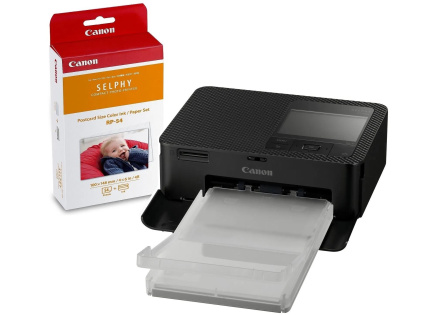 Canon SELPHY CP-1500 termosublimační tiskárna - černá - Print Kit + papíry RP-54 Canon SELPHY CP-1500 termosublimační tiskárna - černá - Print Kit + papíry RP-54