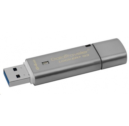 Kingston 64GB USB 3.0 DT Locker+ G3 + Automatic Data Security