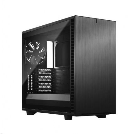 FRACTAL DESIGN skříň Define 7 Light Tempered Glass Midi Tower, černá, bez zdroje