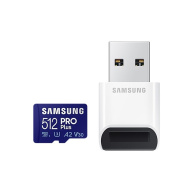 Samsung micro SDXC karta 512GB PRO Plus + USB adaptér