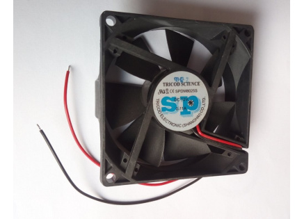 EUROCASE ventilátor 80mm, 12V/0,11A (bez konektoru)