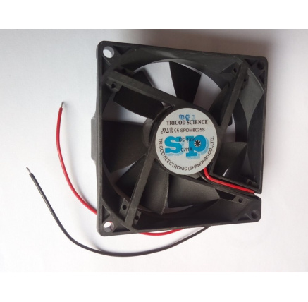 EUROCASE ventilátor 80mm, 12V/0,11A (bez konektoru)