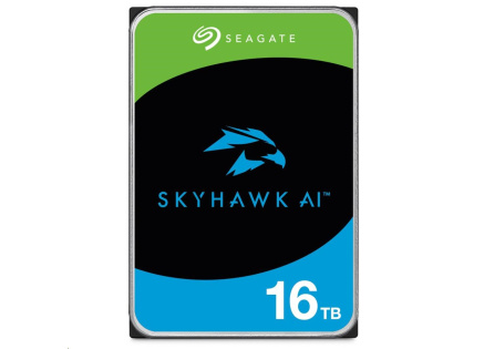SEAGATE HDD 16TB SKYHAWK AI, 3.5", SATA 6Gb/s, 7200 RPM, Cache 512MB SEAGATE HDD 16TB SKYHAWK AI, 3.5", SATA 6Gb/s, 7200 RPM, Cache 512MB