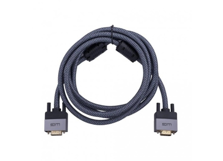 WG Kabel VGA (male) to VGA (male) / 2m / nylon braided / aluminum housing / HD WG Kabel VGA (male) to VGA (male) / 2m / nylon braided / aluminum housing / HD