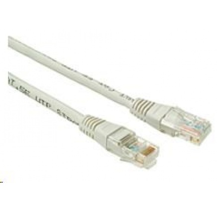 Solarix Patch kabel CAT6 UTP PVC 0,5m šedý non-snag-proof C6-155GY-0,5MB