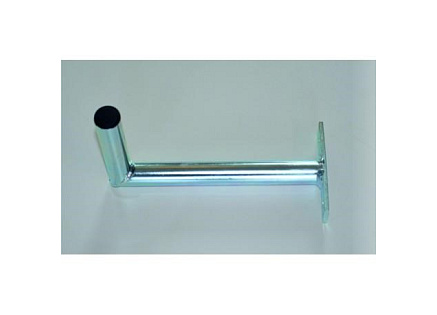 Držák antény na zeď - otočený, galvanický zinek, délka 25cm