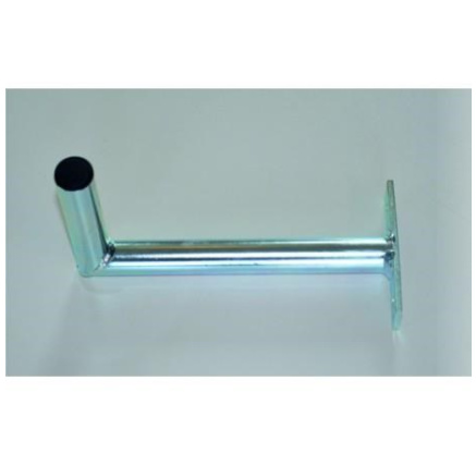 Držák antény na zeď - otočený, galvanický zinek, délka 25cm