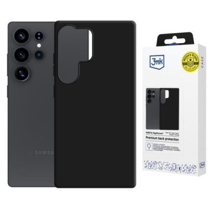 3mk ochranný kryt HARDY MagSilicone pro Samsung Galaxy S25 Ultra Black 3mk ochranný kryt HARDY MagSilicone pro Samsung Galaxy S25 Ultra Black