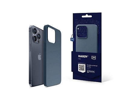3mk ochranný kryt HARDY Silicone MagCase pro Apple iPhone 15 Pro, Royal Blue