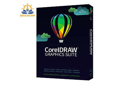 CorelDRAW Graphics Suite Education 365 dní pronájem licence (5-50) (Windows/MAC)