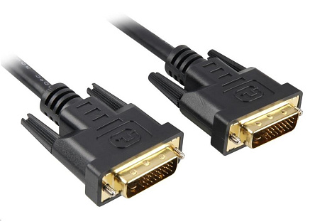 PREMIUMCORD Kabel DVI - DVI propojovací 2m (DVI-D, M/M, dual link)