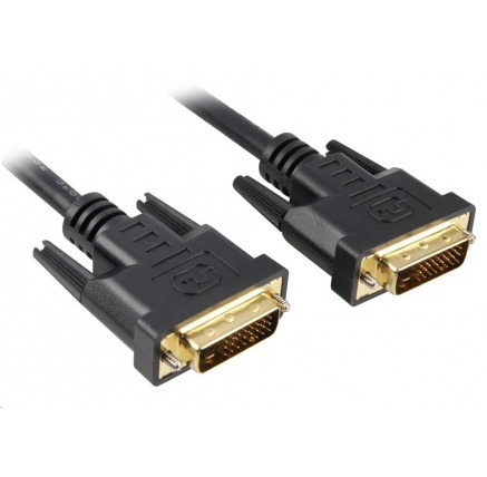 PREMIUMCORD Kabel DVI - DVI propojovací 2m (DVI-D, M/M, dual link)