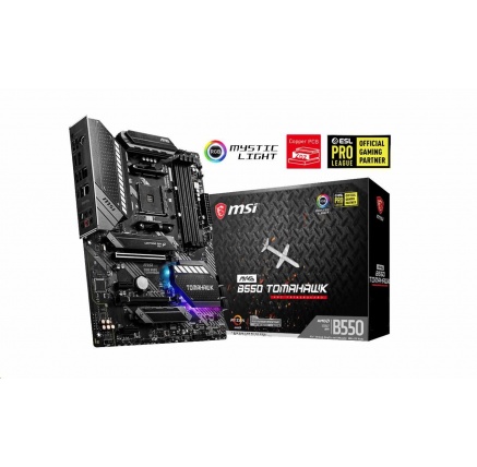 MSI MB Sc AM4 MAG B550 TOMAHAWK, AMD B550, 4xDDR4, VGA, ATX