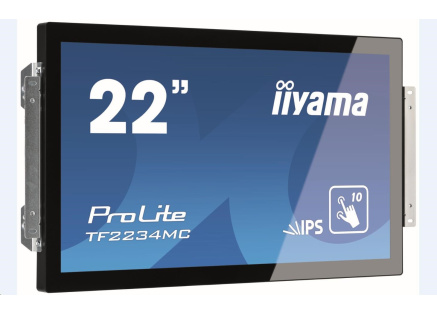 Iiyama ProLite TF2234MC-B7AGB, 54.6cm (21.5''), Projected Capacitive, 10 TP, Full HD, black Iiyama ProLite TF2234MC-B7AGB, 54.6cm (21.5''), Projected Capacitive, 10 TP, Full HD, black