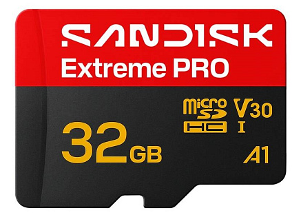 SanDisk micro SDHC Extreme PRO 32GB UHS-I U3 (100R/90W) + adaptér SanDisk micro SDHC Extreme PRO 32GB UHS-I U3 (100R/90W) + adaptér