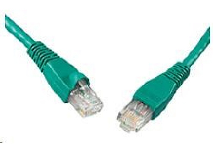 Solarix Patch kabel CAT5E UTP PVC 20m zelený snag-proof C5E-114GR-20MB