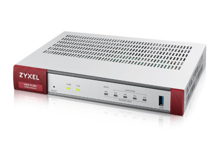 Zyxel USG FLEX 50 HP, 5 Gigabit user-definable ports, 1*1G PoE+, 1*USB with 1 YR Entry Defense Pack