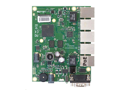 MikroTik RouterBOARD RB450Gx4, quad-core 716MHz ARM CPU, 1GB RAM, 5x LAN, vč. L5 licence