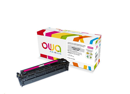 OWA Armor toner pro HP Color Laserjet CP1210, 1215, 1510, 1400 Stran, CB543A, červená/magenta OWA Armor toner pro HP Color Laserjet CP1210, 1215, 1510, 1400 Stran, CB543A, červená/magenta