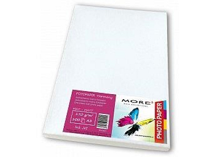 ARMOR More Fotopapír More 170g, A3 matný, bílý, 100 listů, inkjet ARMOR More Fotopapír More 170g, A3 matný, bílý, 100 listů, inkjet