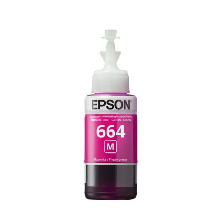BAZAR - EPSON ink bar T6643 Magenta ink container 70ml pro L100/L200/L550/L1300/L355/365 - Poškozený obal (Komplet)