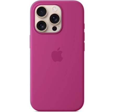 APPLE iPhone 16 Pro Silicone Case with MagSafe - Fuchsia