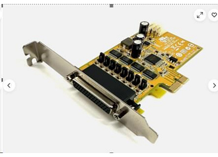 Dell Súprava – napájaná karta PCIe so 4 sériovými portmi (plná výška)