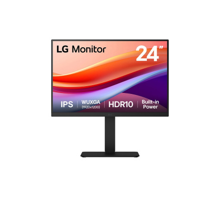 LG MT IPS LCD 23,8" 24BA55W-B - IPS panel, 1920x1200, 75Hz, HDMI, DP, USB 2.0, repro, pivot LG MT IPS LCD 23,8" 24BA55W-B - IPS panel, 1920x1200, 75Hz, HDMI, DP, USB 2.0, repro, pivot