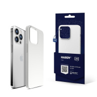 3mk ochranný kryt HARDY Silicone MagCase pro Apple iPhone 15 Pro Max, Silver-White