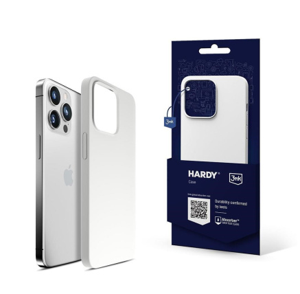 3mk ochranný kryt HARDY Silicone MagCase pro Apple iPhone 15 Pro Max, Silver-White 3mk ochranný kryt HARDY Silicone MagCase pro Apple iPhone 15 Pro Max, Silver-White