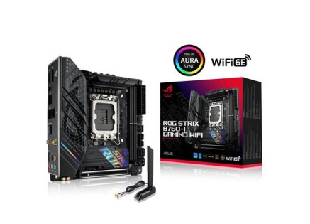 ASUS MB Sc LGA1700 ROG STRIX B760-I GAMING WIFI, Intel B760, 2xDDR5, 1xDP, 1xHDMI, WI-FI, mini-ITX