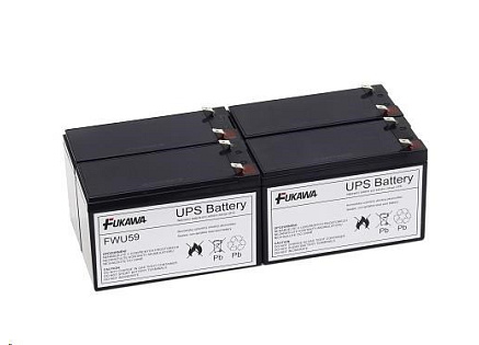 Baterie - FUKAWA FWU-59 sada baterií za RBC59 (12V/7Ah, 4ks)