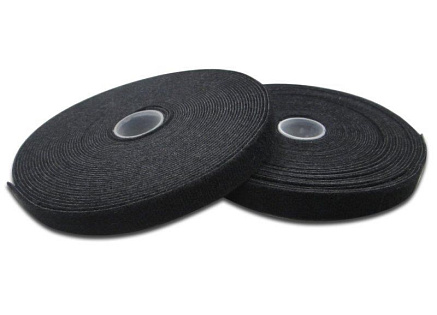 DIGITUS Vázací páska pro vyvazování - černá, 10m