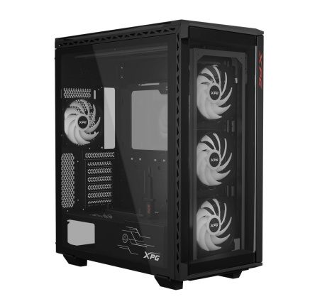 ADATA XPG case BATTLECRUISER II Mid-Tower, bez zdroje, 4x 120mm ARGB Fan, Černá ADATA XPG case BATTLECRUISER II Mid-Tower, bez zdroje, 4x 120mm ARGB Fan, Černá