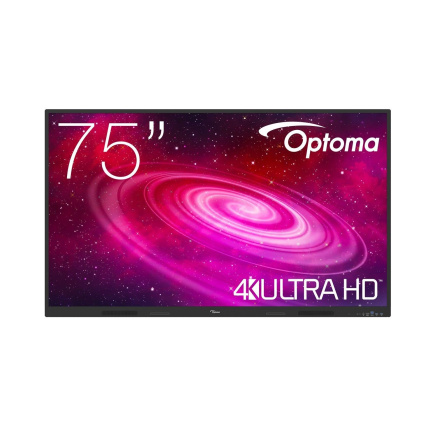 Optoma 1751RK IFPD 75" - interaktivní dotykový, 4K UHD, multidotyk 40prstu, Android 14,  8GB RAM / 64GB ROM