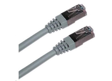 XtendLan patch kabel Cat6A, SFTP, LS0H - 10m, šedý