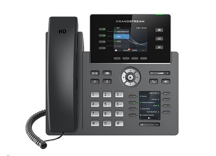 Grandstream GRP2614 [VoIP telefon - 4x SIP účet, HD audio, 24 prog.tl+4 předvoleb, 2xLAN 1Gbps, WiFi, Bluetooth, PoE]