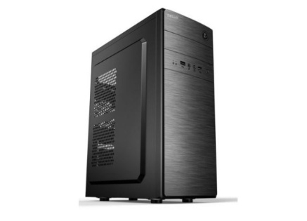 CRONO skříň D183A Midi Tower, bez zdroje, černá