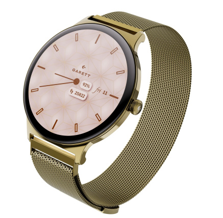 Garett Smartwatch Verona 2 zlatá MESH steel