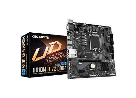 GIGABYTE MB Sc LGA1700 H610M K V2, Intel H610, 2xDDR5, DP, HDMI, mATX