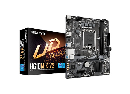 GIGABYTE MB Sc LGA1700 H610M K V2, Intel H610, 2xDDR5, DP, HDMI, mATX