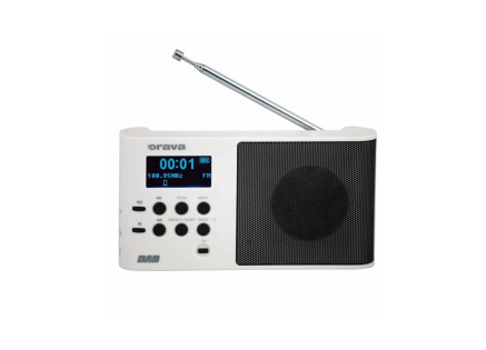 ORAVA  DAB W Digitální DAB / FM přenosné rádio