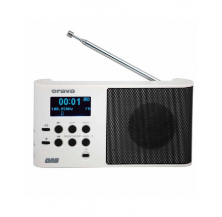 ORAVA  DAB W Digitální DAB / FM přenosné rádio