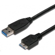 PREMIUMCORD Kabel USB 3.0 A - Micro B 1m, propojovací (M/M)