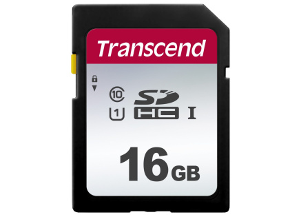 TRANSCEND SDHC karta 16GB 300S, UHS-I U1 (R:95/W:45 MB/s) TRANSCEND SDHC karta 16GB 300S, UHS-I U1 (R:95/W:45 MB/s)